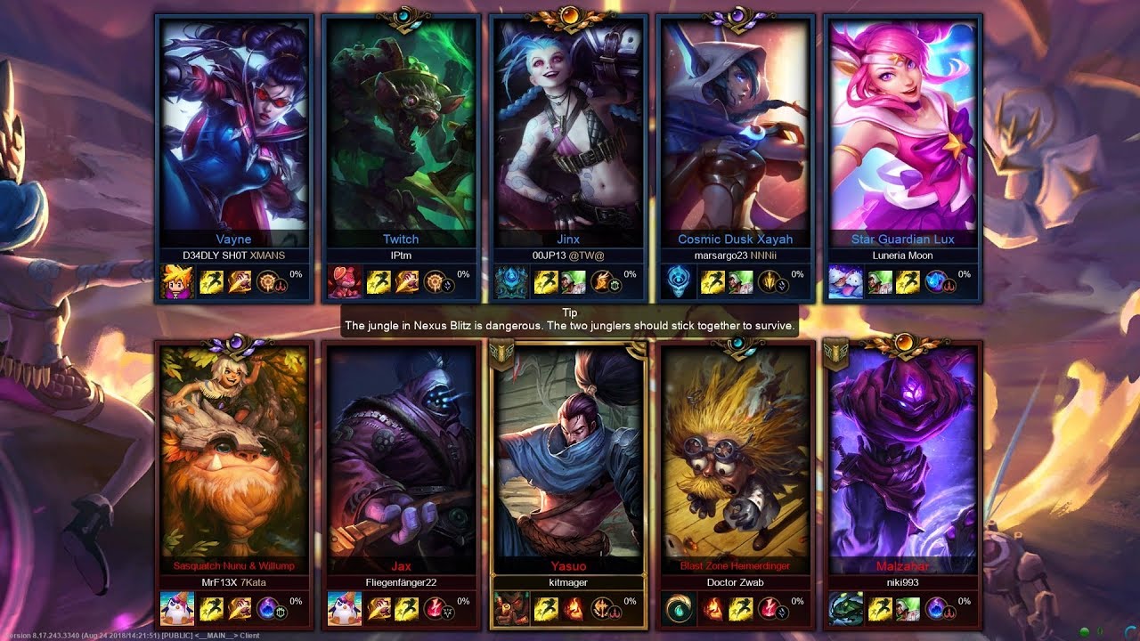 League of legends - Nexus Blitz - Blast zone Heimerdinger