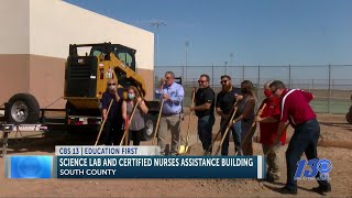 Science Lab and Certified Nurses Assistance Building breaks ground