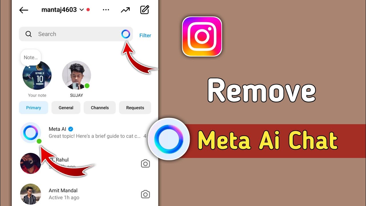 How to Remove Meta Ai from Instagram 2024 - YouTube