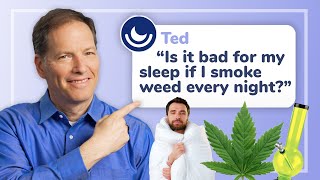 Is it okay to smoke weed to get to sleep? A sleep expert answers!