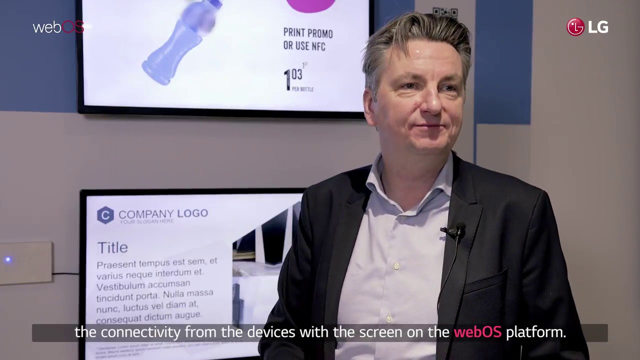 LG webOS Partners Solution at ISE 2018 Centoview - YouTube