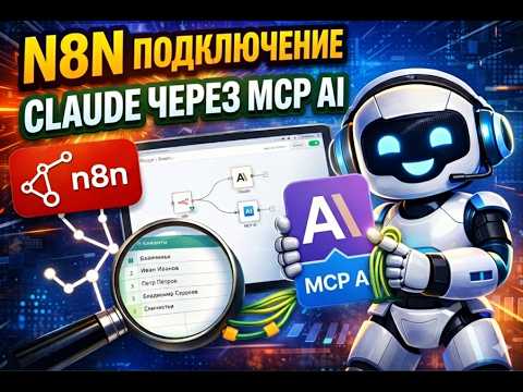 Подключение Claude к n8n через MCP AI | Automation & Workflows - YouTube