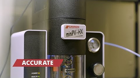 miniPV® Automated Kinematic/Dilute Solution Viscometers