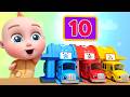 バスの車輪 - カラフルなバス | Wheels on the Bus - Colorful Buses | 赤ちゃんが喜ぶ歌 | 童謡 | PulkaCoco - 子どもの童謡