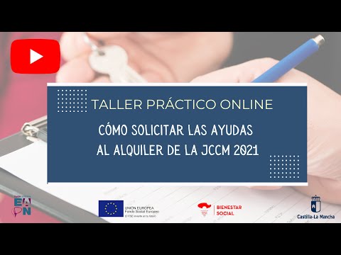 Taller Practico Como Solicitar las Ayudas al Alquiler de la JCCM 2021