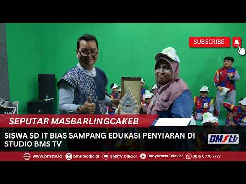 SISWA SD IT BIAS SAMPANG EDUKASI PENYIARAN DI STUDIO BMS TV