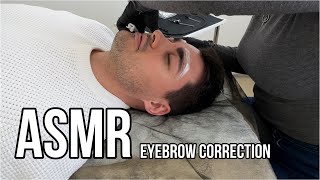 ASMR eyebrow correction | Beautiful beauty master from Russia