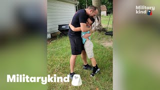 Watch boy surprised on an obstacle course by bonus Army dad's return | Militarykind #goodnews s by Humankind 1,302 views 4 months ago 3 minutes, 37 seconds