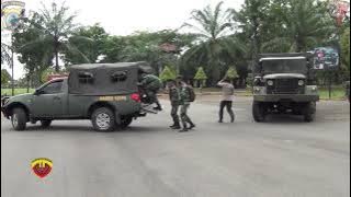 BRIMOB YON A Melaksanakan Latihan SAR Gabungan TNI - POLRI di Mako Batalyon - A Sat Brimobda Sumut