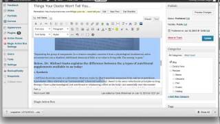 Linking and Interlinking on Wordpress