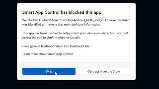 How to fix Smart App Control has blocked this app screenshot 2