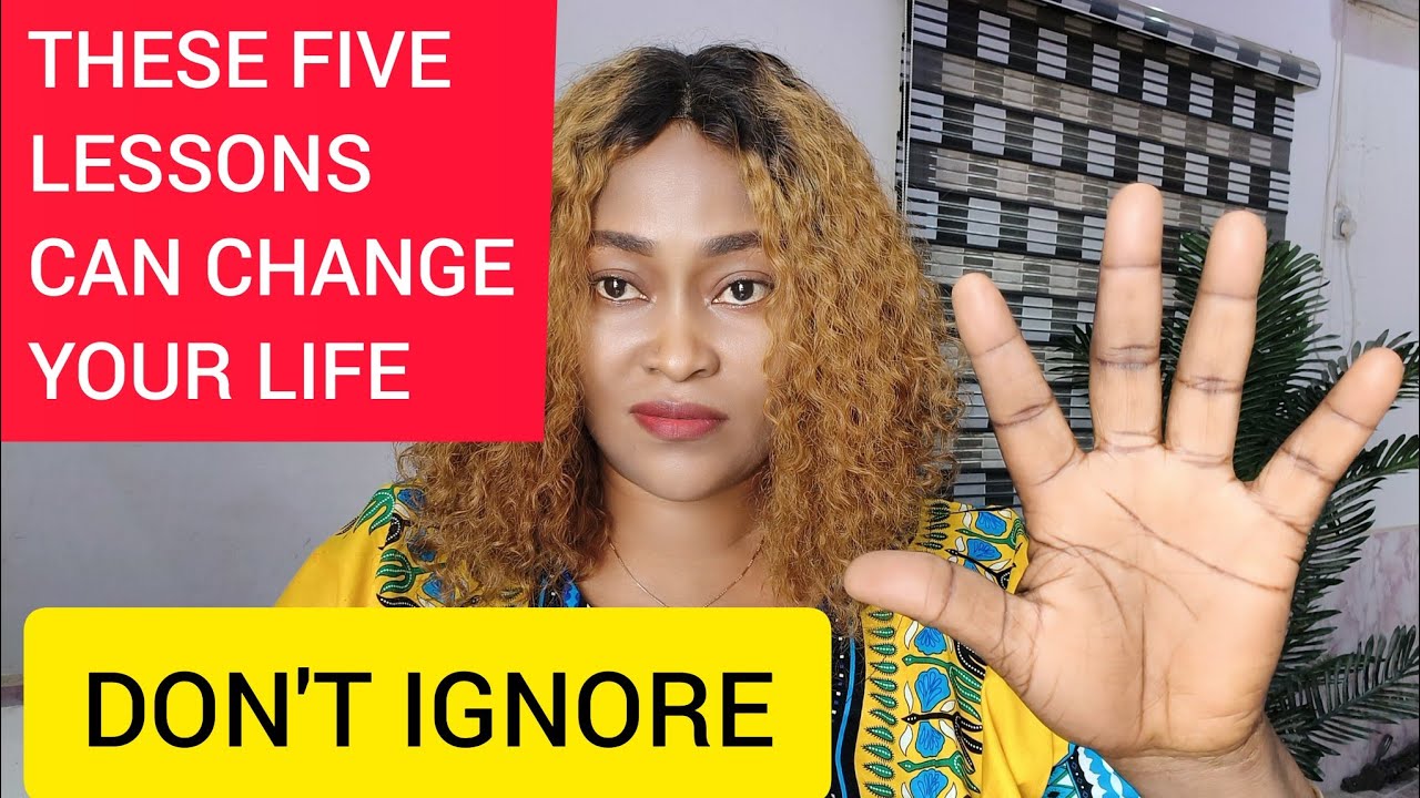 5 POWERFUL LESSONS OF LIFE - YouTube