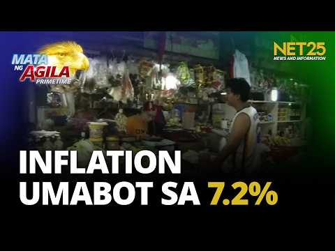 Inflation sa bansa, umakyat sa 7.2% nitong Setyembre