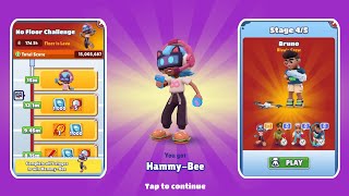 Subway Surfers Classic Hammy -Bee Floor is Lava No Floor Challenge in Subway Surfers Classic 2024