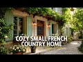 Cozy Small French Country Home Vintage Floral Cottage Decor with Gentle Organic Accents