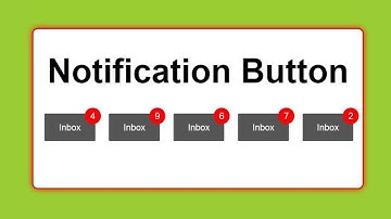 How to Create Notification Button with html and css | practical program