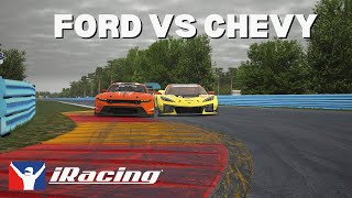 Ford Mustang GT3 vs Chevrolet Corvette Z06 GT3.R | iRacing Comparison Review