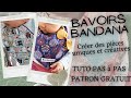 Bavoirs bandana originaux tuto et patron gratuit