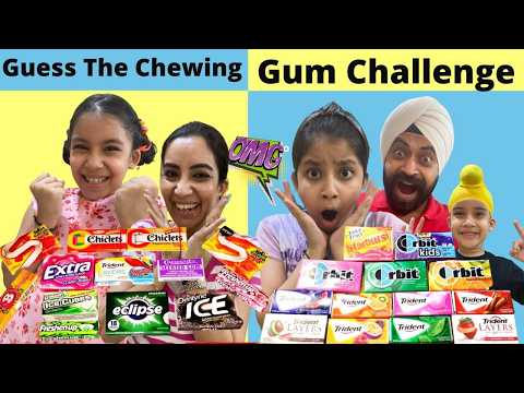Guess The Chewing Gum Challenge | RS 1313 FOODIE | Ramneek Singh 1313