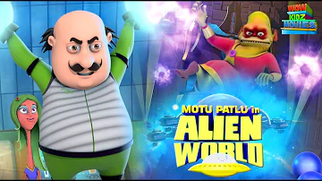 Motu Patlu In Alien World (Full Movie) | Motu Patlu | Kids Cartoon | Wow Kidz Movies | #spot