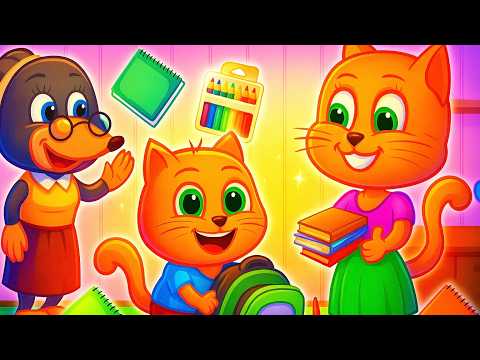 Cat Family Korean - My Teacher - Cartoon for Children