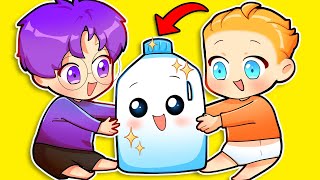 How LANKYBOX Met MILKY! (LankyBox Animated Story!)