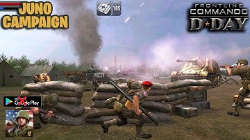 Frontline Commando: D-Day Android Gameplay Walkthrough FULL GAME - JUNO Campaign