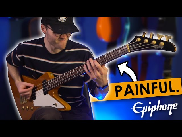 This bass broke me. | 1999 Epiphone Korina Explorer Bass [Review