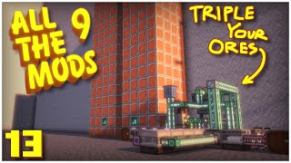 Mekanism Ore Processing! | All The Mods 9 | Ep 13