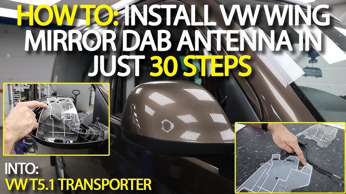 How to change VW T5 Wing mirror Cover 