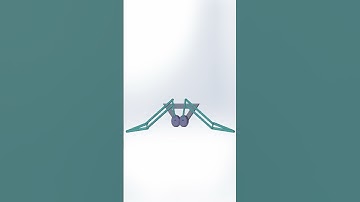 Bird wing #mechanism #HowItWorks #Solidworks #STEM #CAD #SatisfyingVideo #Relaxing