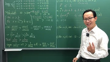 LẤY GỐC TOÁN 9 - CT MỚI - BẤT ĐẲNG THỨC - THẦY KENKA