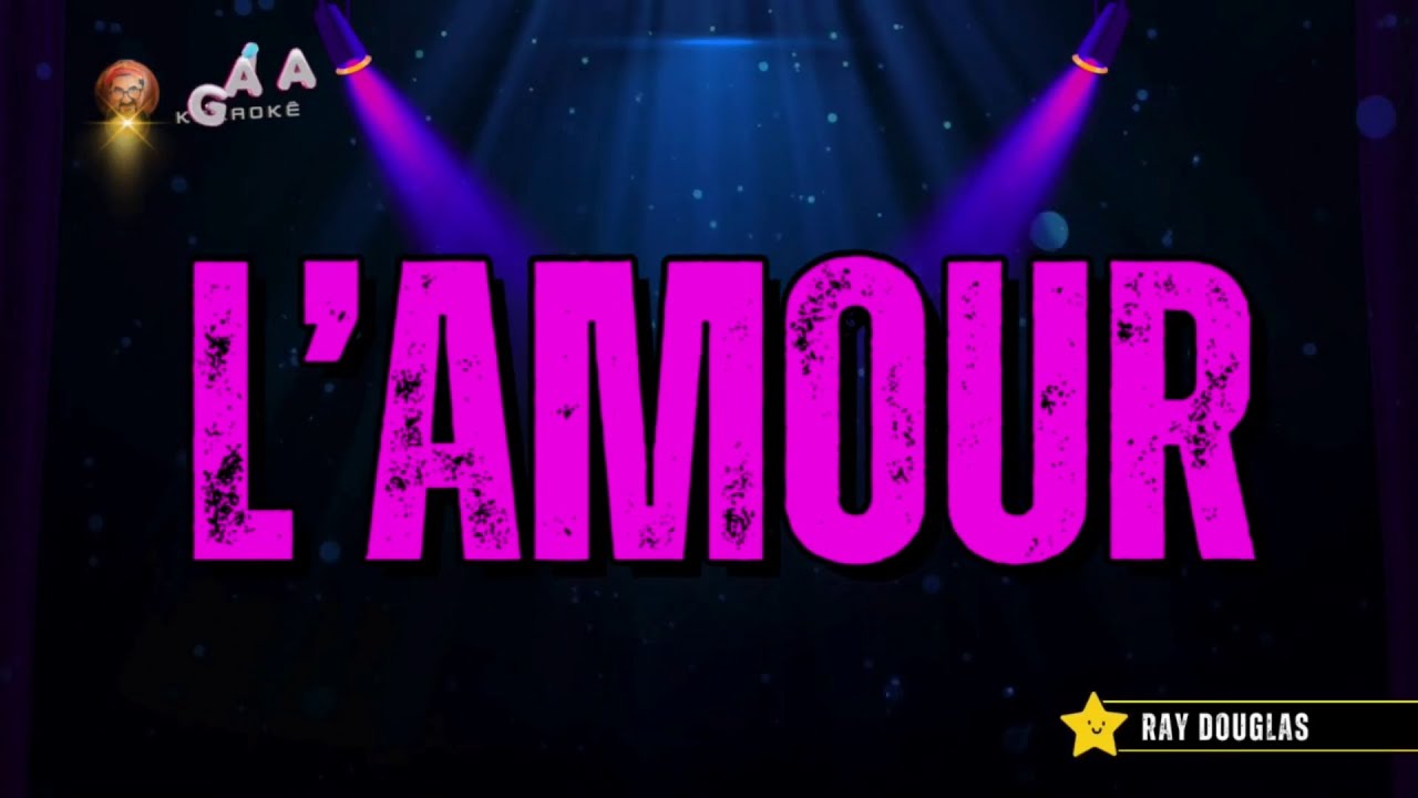 KARAOKÊ  |  RAY DOUGLAS  |  L'AMOUR  |  COVER  | RELEITURA