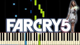 Video thumbnail of "HELP ME FAITH - FAR CRY 5 (OST) |piano cover| Synthesia"