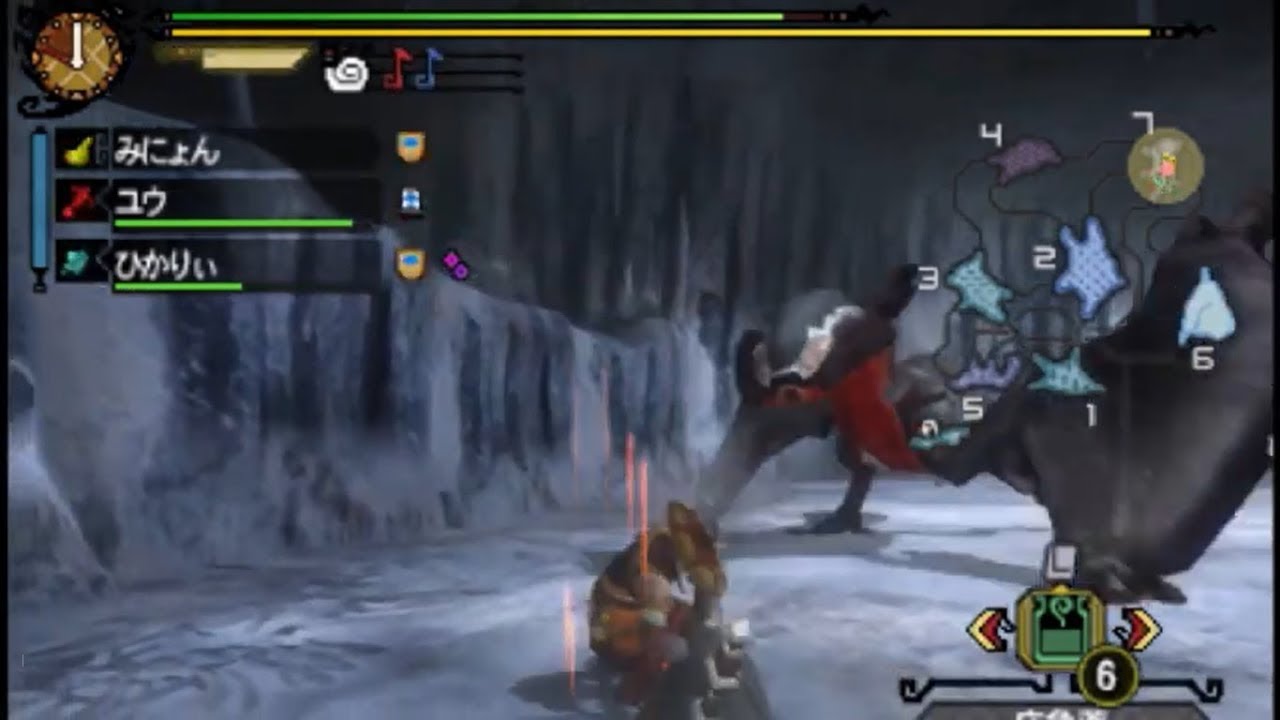 【MH3Gを１回クリアでやってみた】ギギネブラ戦【千里眼】