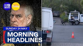 Man shot dead by police; Former Prince Andrew investigation widens | 9 News Australia