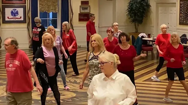 Line Dancing in The Villages- Jan Walters Valentin...