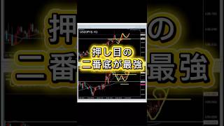 FXの押し目は二番底を意識する #fx #トレード #fx初心者 #投資