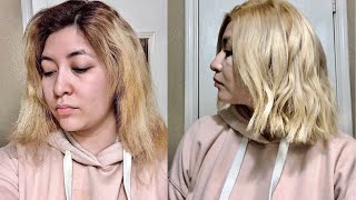 HOW TO CUT YOUR OWN HAIR AT HOME | DIY BLUNT BOB