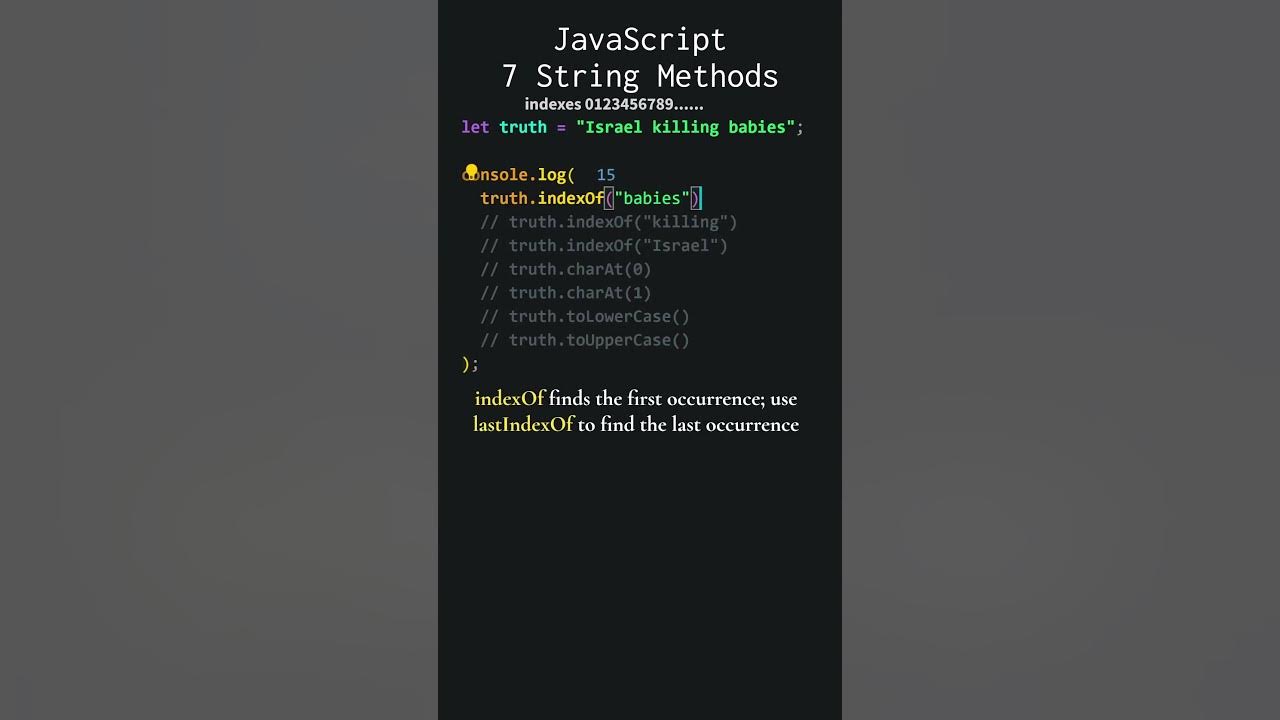 JavaScript Short Code Example - YouTube
