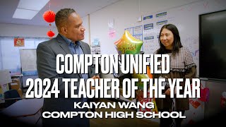 Compton Unified Teacher Of The Year 2024