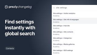 Find Anything in Prezly Instantly – Global Search (Cmd+K / Ctrl+K)