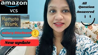 Want to work in Amazon?? | Amazon VCS🎀 | My salary revealed || All your doubts Answered🥰 #amazon 