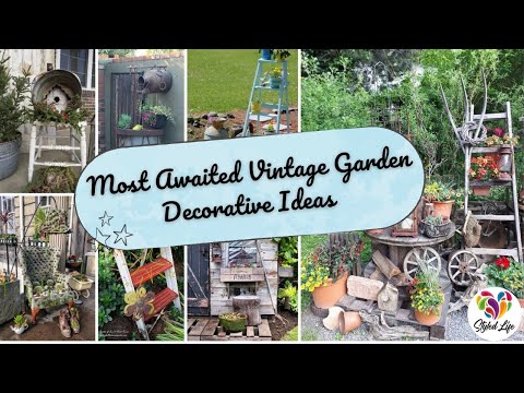 200+ Best Vintage Garden Decor Ideas! Rustic Garden