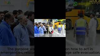 Fire Drill at Niazi Express Best safety Training Institute in Pakistan International safety solution
