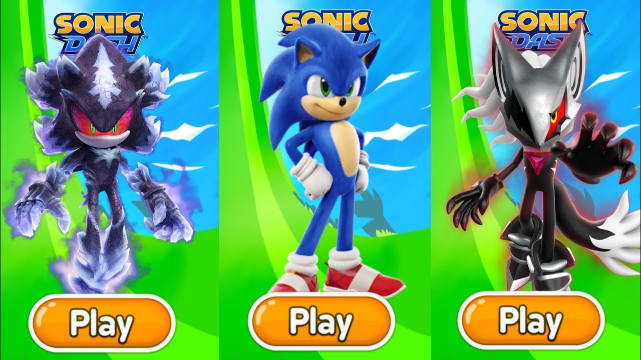 Sonic Dash - Movie Sonic Vs Mephiels Vs Infinite Vs All Boss Zazz Egman ...
