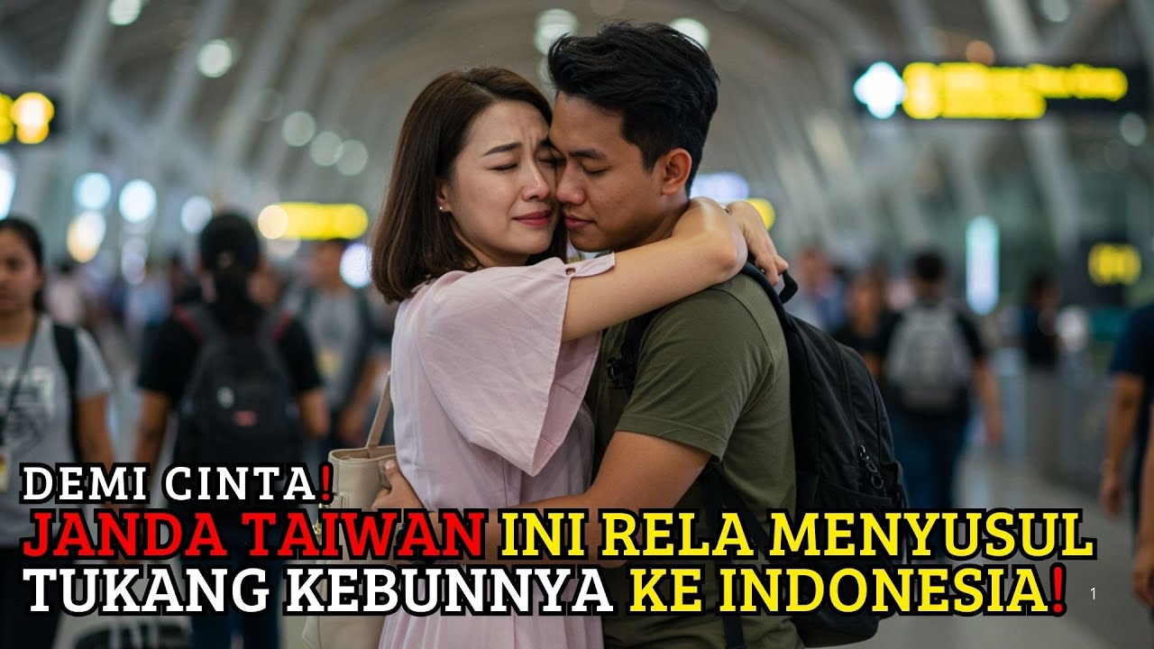 Demi cinta ‼ Janda Taiwan kaya raya ini susul tukang kebunnya ke Indonesia demi menikahinya!