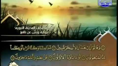 الجزء الثالث والعشرون 23 من القرآن الكريم بصوت الشيخ العيون الكوشي   برواية ورش عن نافع