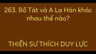 263. Bồ Tát và A La Hán khác nhau thế nào? 779 CÂU - THIỀN SƯ DUY LỰC - PHÁP MÔN TỔ SƯ THIỀN. screenshot 3