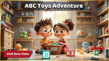 Magical ABC Toy Room Adventure | ABC With Toys 3D Animation for Kids | ABC Song & Learning Fun 🎵🔤🚂✈️